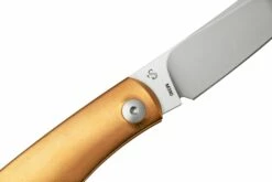 Viper Hug V5990BR Sandblasted Bronze Plain Navaja, Sacha Thiel Design -KNIVESANDTOOLS Ventas VPV5990BR 05 viper