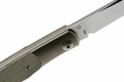 Viper Hug 2 V5994CG Green Canvas Micarta Navaja, Diseño Sacha Thiel -KNIVESANDTOOLS Ventas VPV5994CG 06 viper