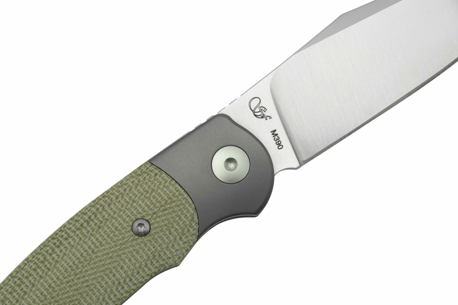 Viper Twin, V6002CG, Satin M390, Green Canvas Micarta Navaja, Diseño Fabrizio Silvestrelli 7 Viper Twin, V6002CG, Satin M390, Green Canvas Micarta Navaja, Diseño Fabrizio Silvestrelli - Imagen 5