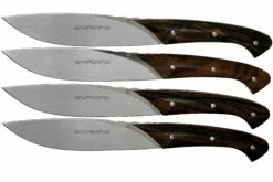 Viper Fiorentina Juego De Cuchillos Para Carne De Madera De Ziricote 4-piezas, VT7500-04ZI