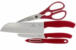 Victorinox SwissClassic 6.7131.4G 4-piezas Juego De Cuchillos De Cocina, Rojo