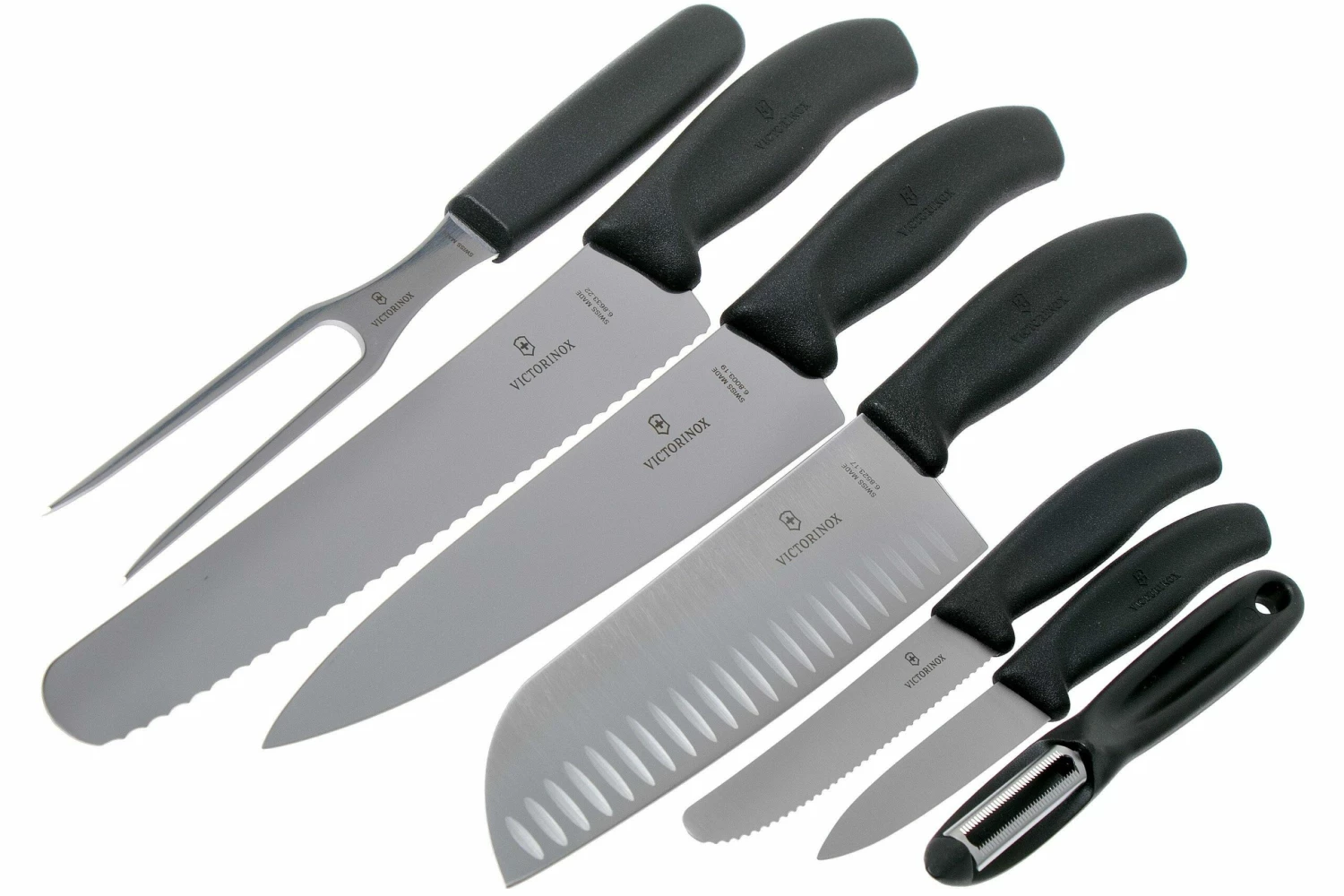 Victorinox SwissClassic 6.7133.7G 7-piezas Juego De Cuchillos De Cocina, Negro 5 Victorinox SwissClassic 6.7133.7G 7-piezas Juego De Cuchillos De Cocina, Negro - Imagen 3
