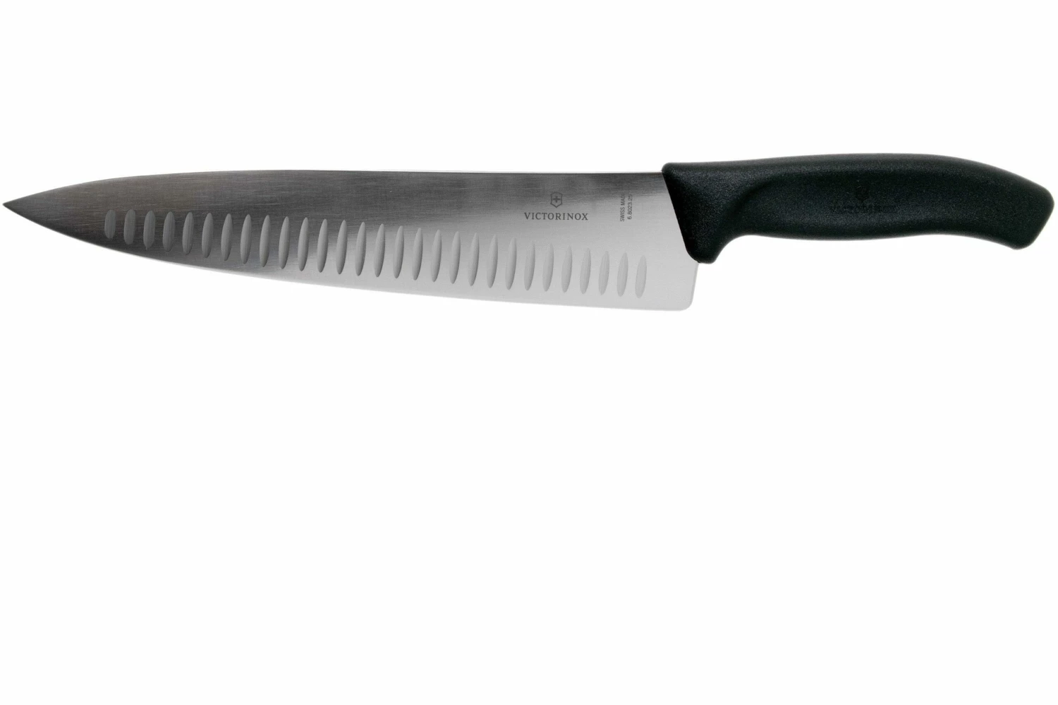 Victorinox SwissClassic 6.8023.25G Cuchillo Para Trinchar Con Hoyuelos 25 Cm, Negro 3 Victorinox SwissClassic 6.8023.25G Cuchillo Para Trinchar Con Hoyuelos 25 Cm, Negro