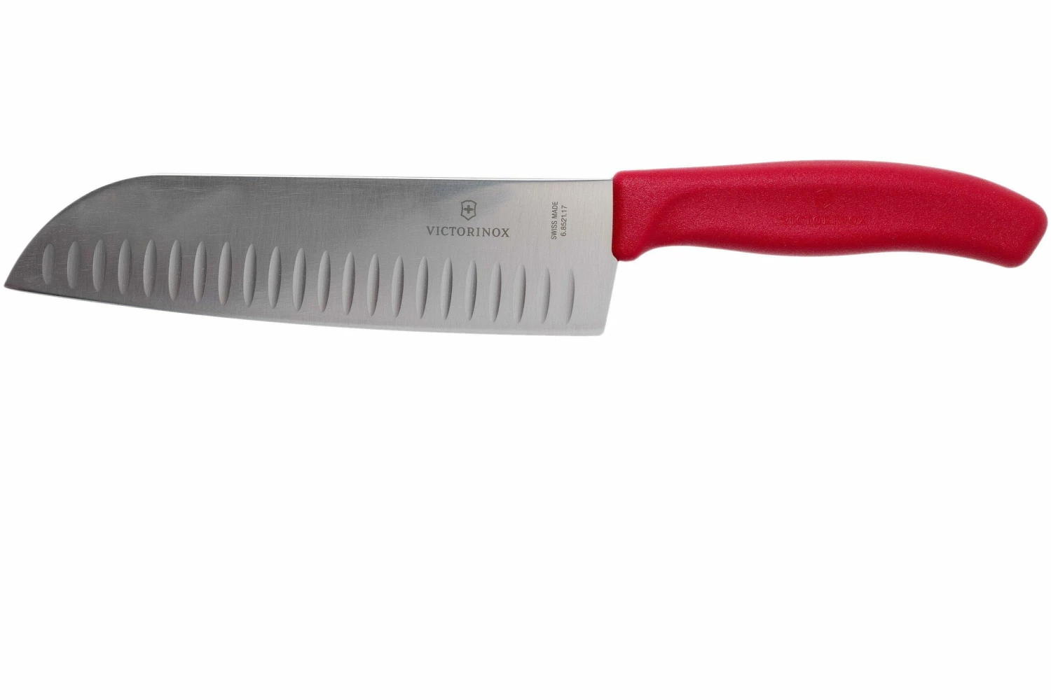 Victorinox SwissClassic 6.8521.17G Santoku Con Hoyuelos 17 Cm, Rojo 3 Victorinox SwissClassic 6.8521.17G Santoku Con Hoyuelos 17 Cm, Rojo