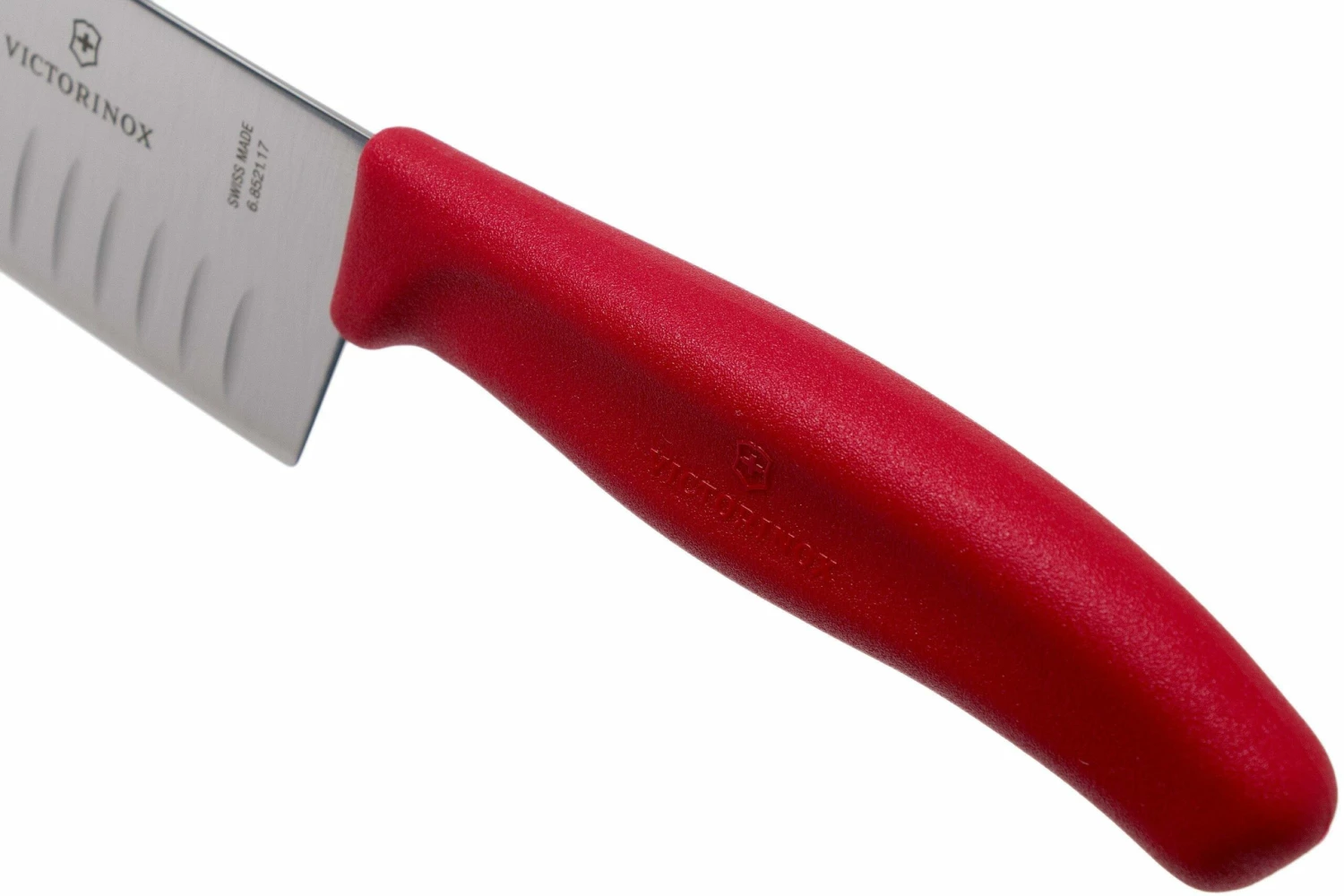 Victorinox SwissClassic 6.8521.17G Santoku Con Hoyuelos 17 Cm, Rojo 7 Victorinox SwissClassic 6.8521.17G Santoku Con Hoyuelos 17 Cm, Rojo - Imagen 5