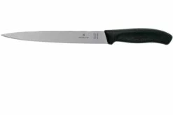 Victorinox SwissClassic 6.8713.20G Cuchillo Para Filetear 20 Cm, Negro