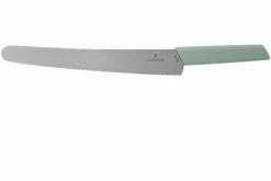 Victorinox Swiss Modern 6.9076.26W44B Cuchillo De Pan 26cm, Verde Menta
