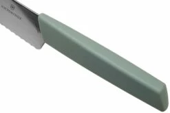 Victorinox Swiss Modern 6.9076.26W44B Cuchillo De Pan 26cm, Verde Menta -KNIVESANDTOOLS Ventas VT6 9076 26W44B 05 victorinox