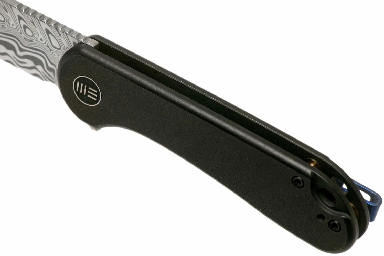 WE Knife Elementum WE18062X-DS1 Damasteel, Black Titanium Navaja 9 WE Knife Elementum WE18062X-DS1 Damasteel, Black Titanium Navaja - Imagen 7