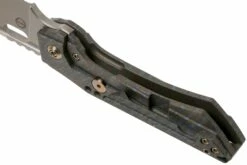 WE Knife Roxi 3 WE19072-3 Tiger Stripe Flamed Titanium Navaja, Diseño Todd Knife & Tool -KNIVESANDTOOLS Ventas WKWE19072 3 05 we knife