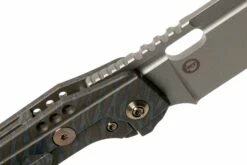 WE Knife Roxi 3 WE19072-3 Tiger Stripe Flamed Titanium Navaja, Diseño Todd Knife & Tool -KNIVESANDTOOLS Ventas WKWE19072 3 06 we knife