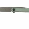 WE Knife Smooth Sentinel WE20043-2 Gray Titanium Natural G10 Navaja -KNIVESANDTOOLS Ventas WKWE20043 2 01 we knife