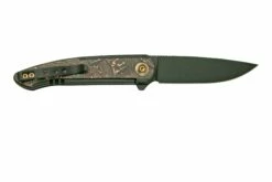 WE Knife Smooth Sentinel WE20043-6 Titanium Copper Foil Fibra De Carbono, Navaja -KNIVESANDTOOLS Ventas WKWE20043 6 02 we