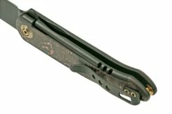 WE Knife Smooth Sentinel WE20043-6 Titanium Copper Foil Fibra De Carbono, Navaja -KNIVESANDTOOLS Ventas WKWE20043 6 05 we