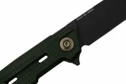 WE Knife Navo Black Canvas Micarta, Blackwashed CPM 20CV WE22026-1 Navaja, Diseño De Ostap Hel -KNIVESANDTOOLS Ventas WKWE22026 1 05 weknife