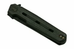 WE Knife Navo Black Canvas Micarta, Blackwashed CPM 20CV WE22026-1 Navaja, Diseño De Ostap Hel -KNIVESANDTOOLS Ventas WKWE22026 1 06 weknife