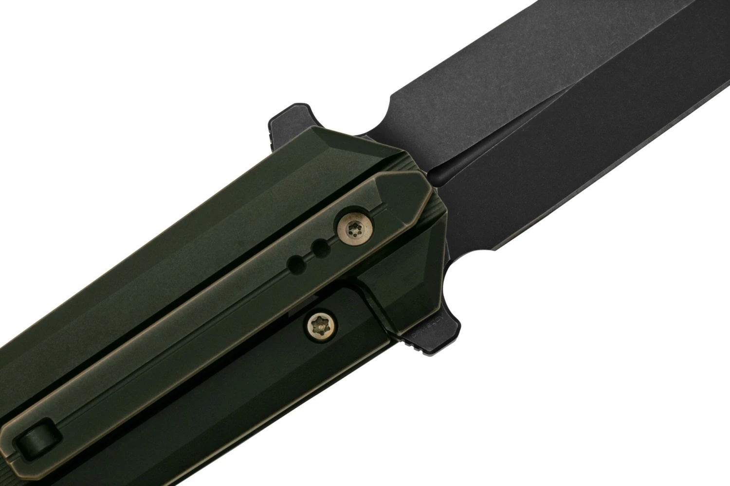 WE Knife Diatomic WE22032-1 Bronze Black Titanium, Blackwashed Single Edge Navaja 7 WE Knife Diatomic WE22032-1 Bronze Black Titanium, Blackwashed Single Edge Navaja - Imagen 5