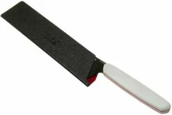 Xin Cutlery XinCore XC125 White G10, Red Liners, Black TiN Coating, Cuchillo De Chef 21.5 Cm -KNIVESANDTOOLS Ventas XC125 06 xin cutlery