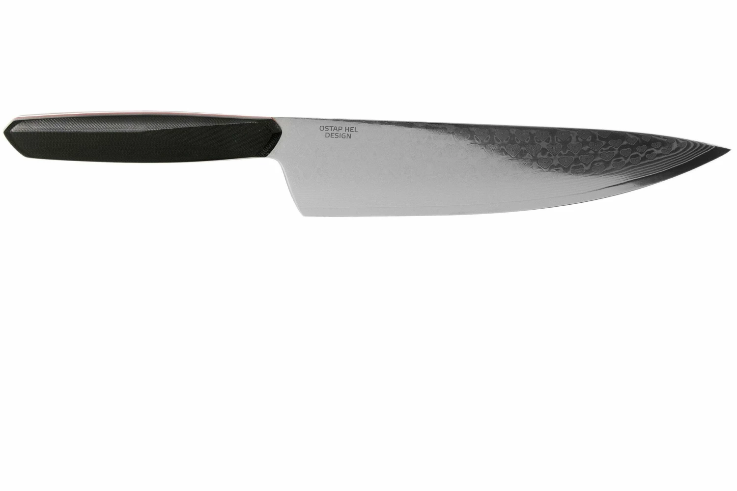 Xin Cutlery XinCore XC126 Black G10, Red Liners, Damascus, Cuchillo De Chef 21.5 Cm 4 Xin Cutlery XinCore XC126 Black G10, Red Liners, Damascus, Cuchillo De Chef 21.5 Cm - Imagen 2