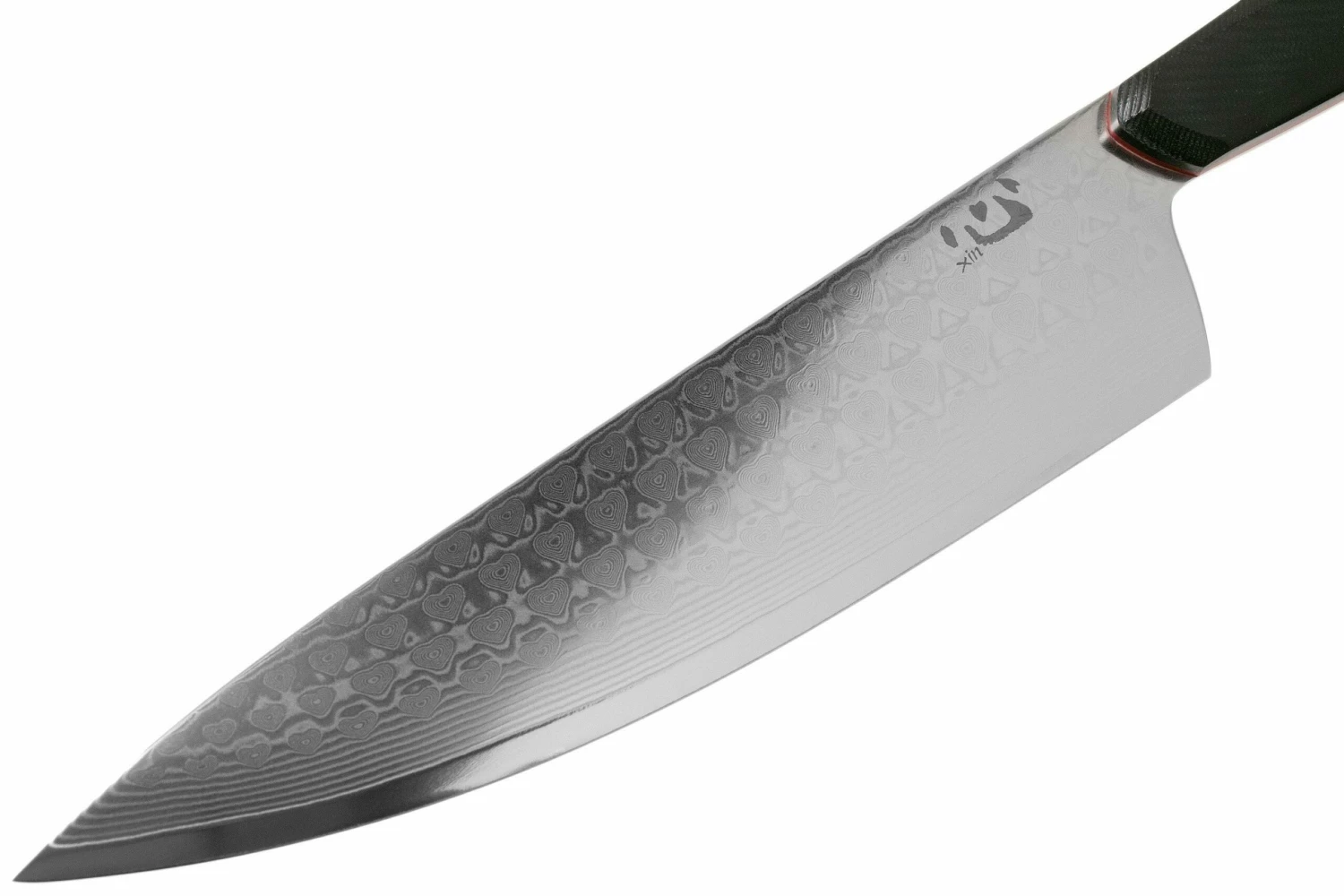Xin Cutlery XinCore XC126 Black G10, Red Liners, Damascus, Cuchillo De Chef 21.5 Cm 5 Xin Cutlery XinCore XC126 Black G10, Red Liners, Damascus, Cuchillo De Chef 21.5 Cm - Imagen 3