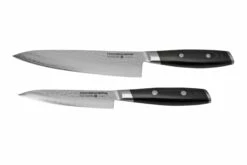 Yaxell Tsuchimon 36751, Juego De Regalo De 2 Piezas: Cuchillo De Chef Y Cuchillo Universal