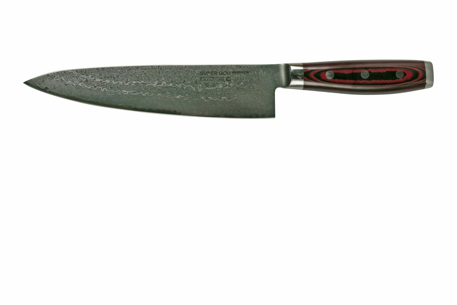Yaxell Super Gou 37100 Cuchillo De Chef Acero De Damasco De 161 Capas, 20 Cm 3 Yaxell Super Gou 37100 Cuchillo De Chef Acero De Damasco De 161 Capas, 20 Cm