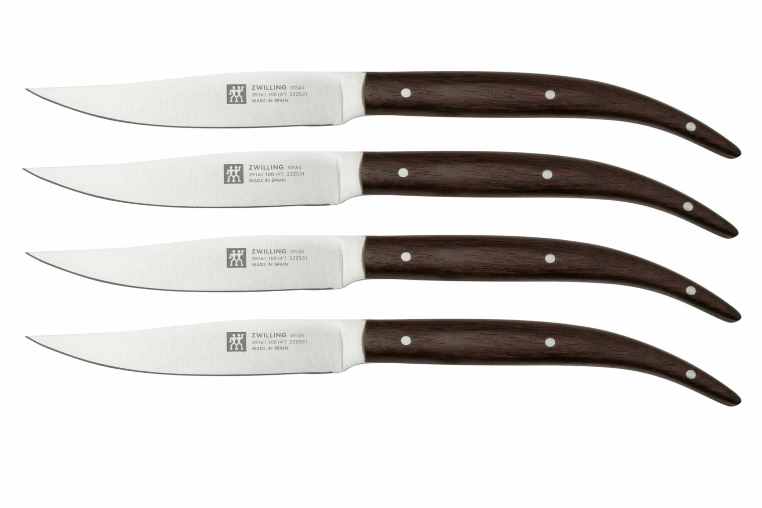 Zwilling Steak 39161, Juego De 4 Cuchillos Para Carne, Palisandro 3 Zwilling Steak 39161, Juego De 4 Cuchillos Para Carne, Palisandro