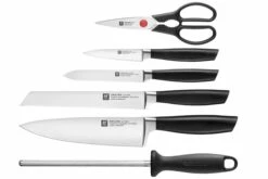 Zwilling All Star 1022596, Juego De 7 Cuchillos Con Bloque, Negro -KNIVESANDTOOLS Ventas ZW1022596 02 zwilling