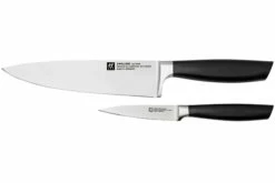 Zwilling All Star 1022778, Juego De 2 Cuchillos, Cuchillo De Chef Y Cuchillo Puntilla, Plata
