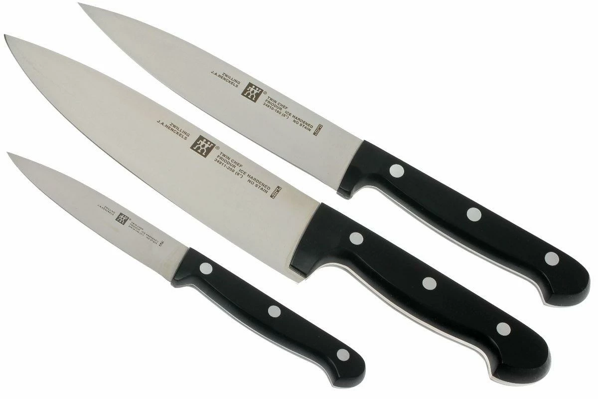 Zwilling 34930-006 Twin Chef Juego De Cuchillos, 3 Piezas 3 Zwilling 34930-006 Twin Chef Juego De Cuchillos, 3 Piezas