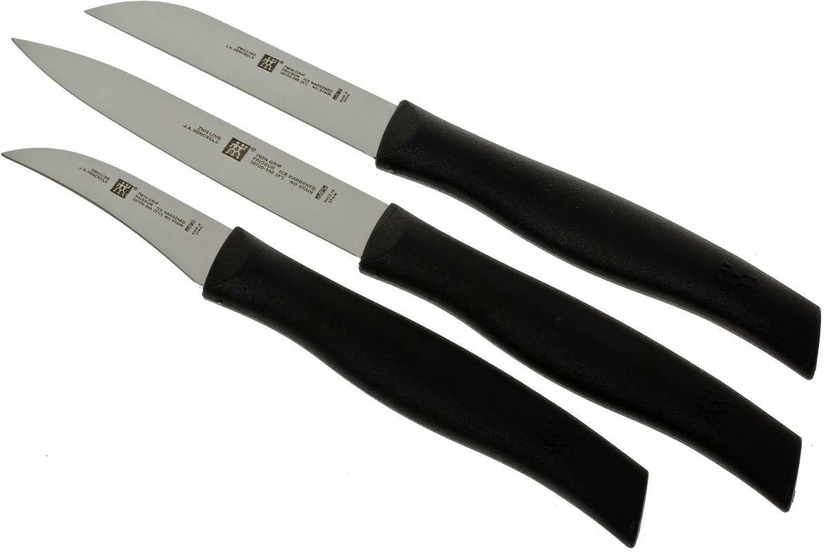 Zwilling Twin Grip Set De Cuchillo De Pelar, 3-unidades, 38737-000 4 Zwilling Twin Grip Set De Cuchillo De Pelar, 3-unidades, 38737-000 - Imagen 2